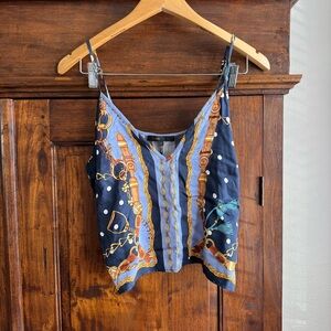 Maje Chain Link Print Top 1